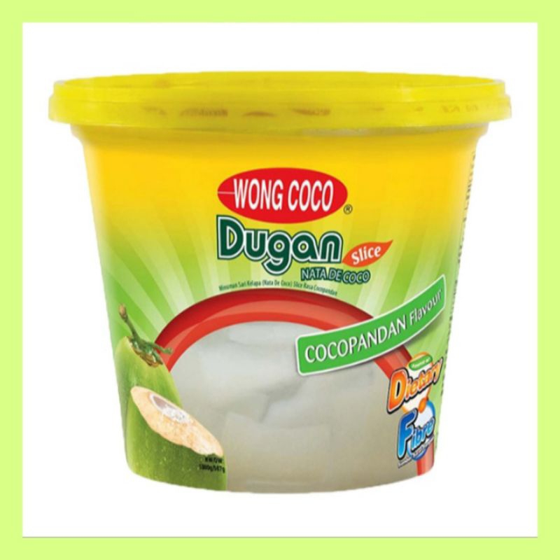 

WONG COCO Dugan Nata De Coco Rasa Coco Pandan Bucket 1 kg