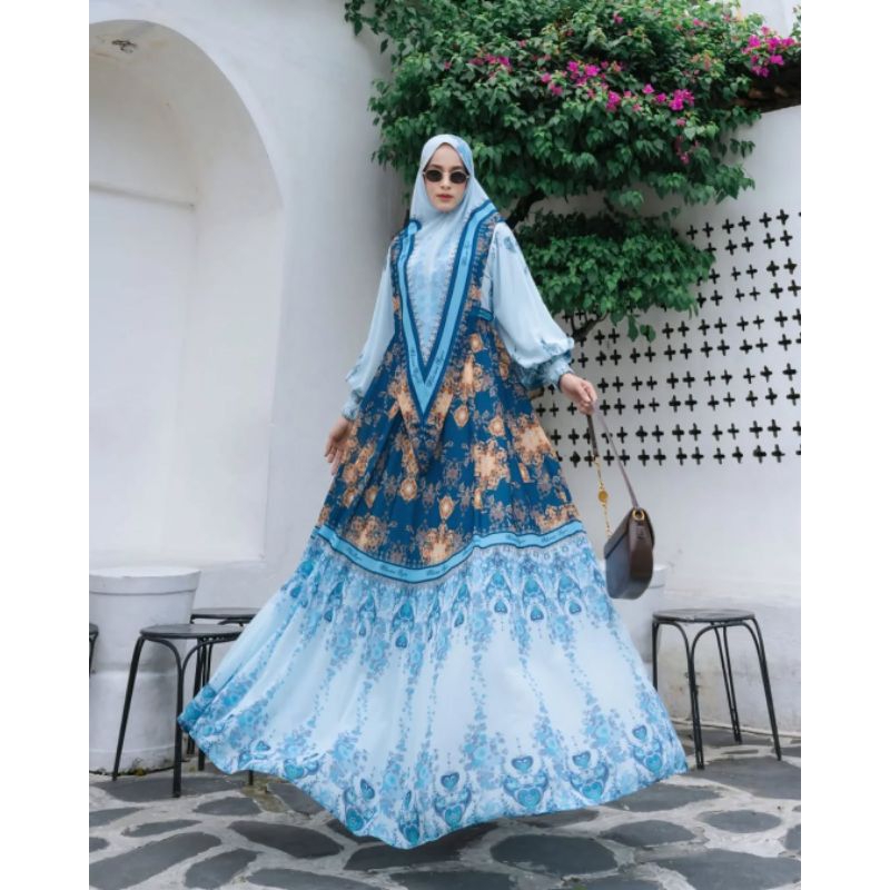 ANORA SERIES BY MARIANI FASHION ANORA SET KHIMAR MARIANI