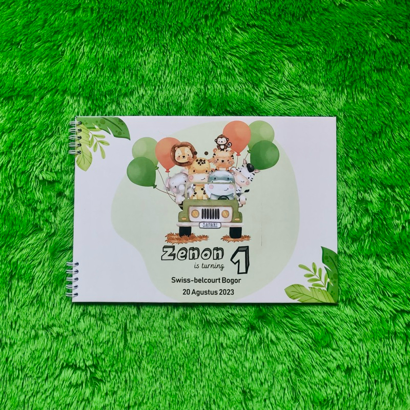 BUKU TAMU ULANG TAHUN / BIRTHDAY GUESTBOOK CUSTOM / BUKU TAMU CUSTOM