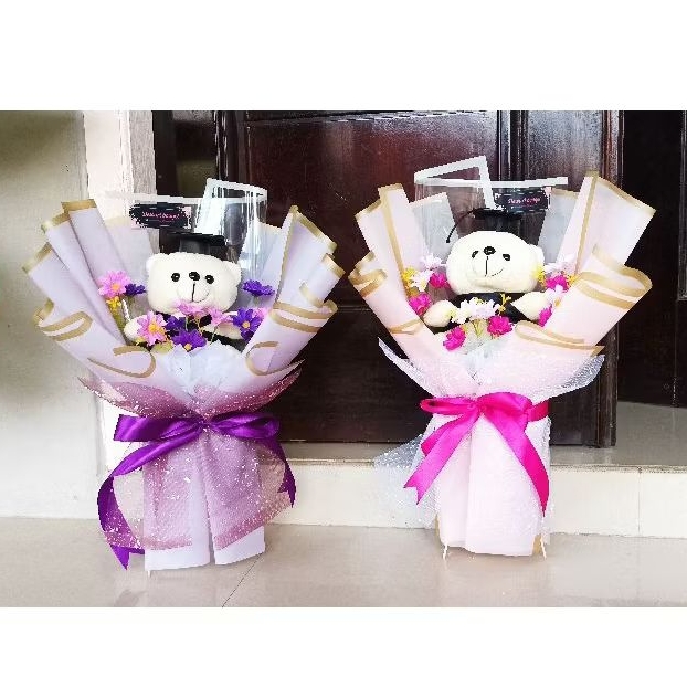 Buket wisuda boneka / buket boneka / buket boneka wisuda / buket bunga wisuda