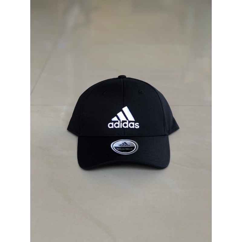 Cap topi adidas lifestyle cotton black baseball unisex original resmi
