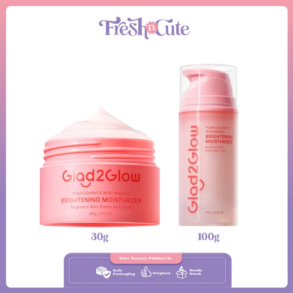 GLAD2GLOW - G2G Pomegranate 5% Niacinamide Brightening Moisturizer