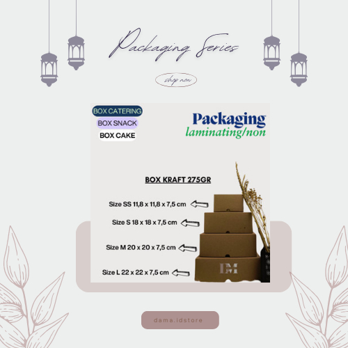 

Box Catering Snack Cake Kraft Polos
