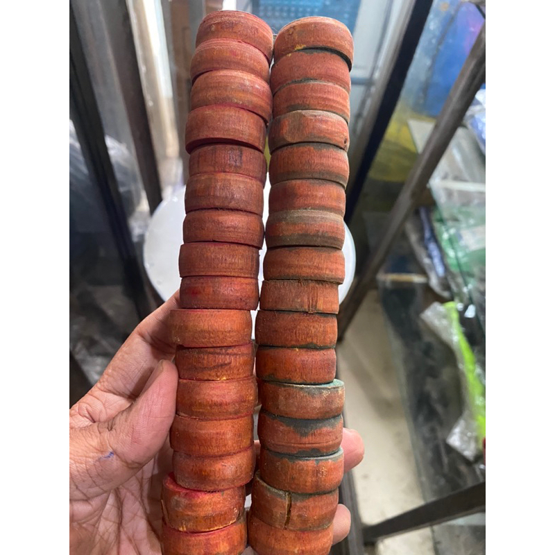 bola karambol trombol biji trombol kayu ori tusso tuso