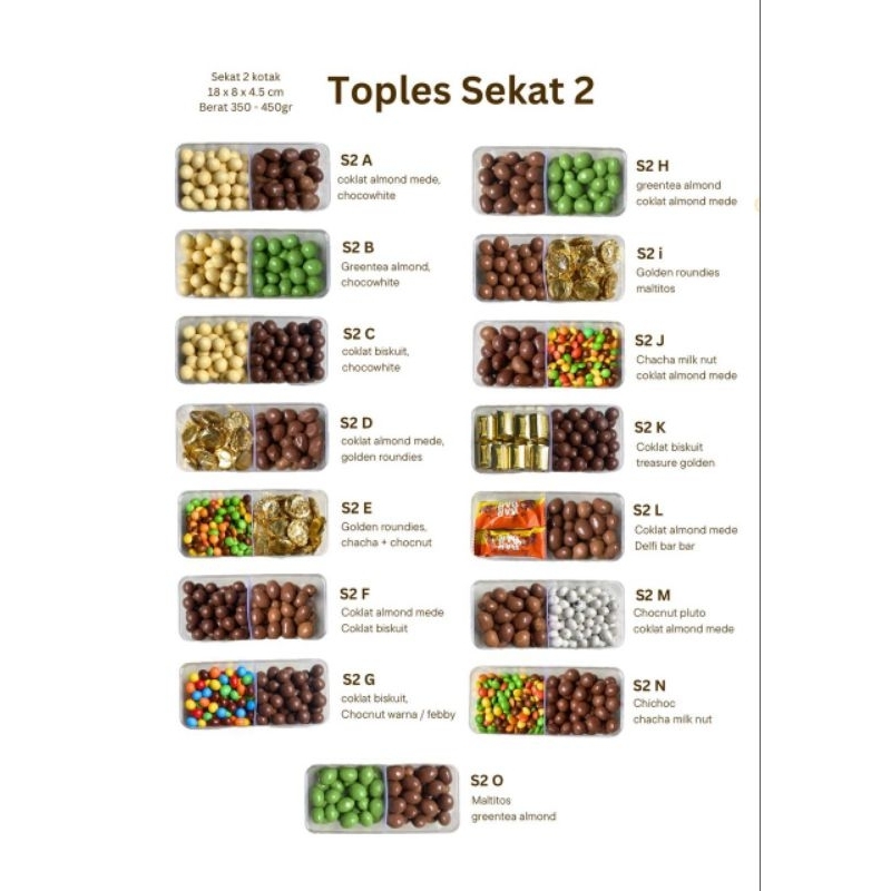 

cokelat toples sekat 2, cokelat lebaran