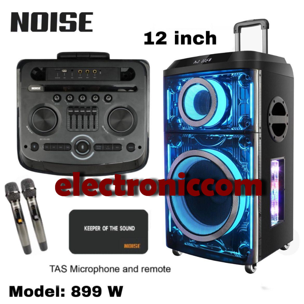 Speaker Portable Wireless Noise 899 W Original 12 inch Bluetooth noise899w