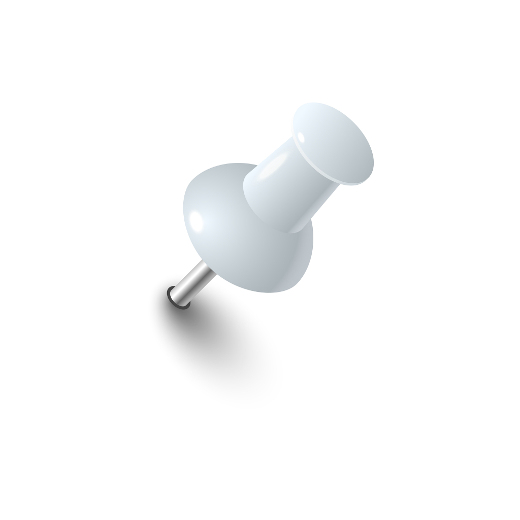 

Plastic Push Pin. Realistic White Thumb Graphic by vectorbum · Creative ...