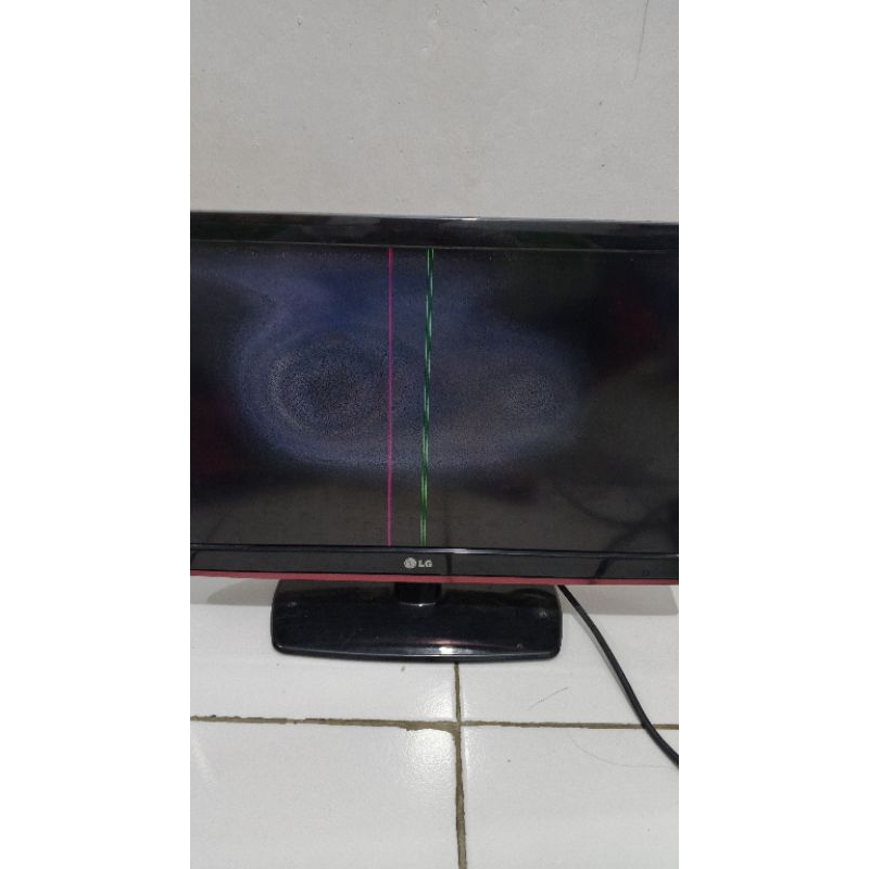 tv lg 22LK310-TA kondisi layar mati, mesin normal
