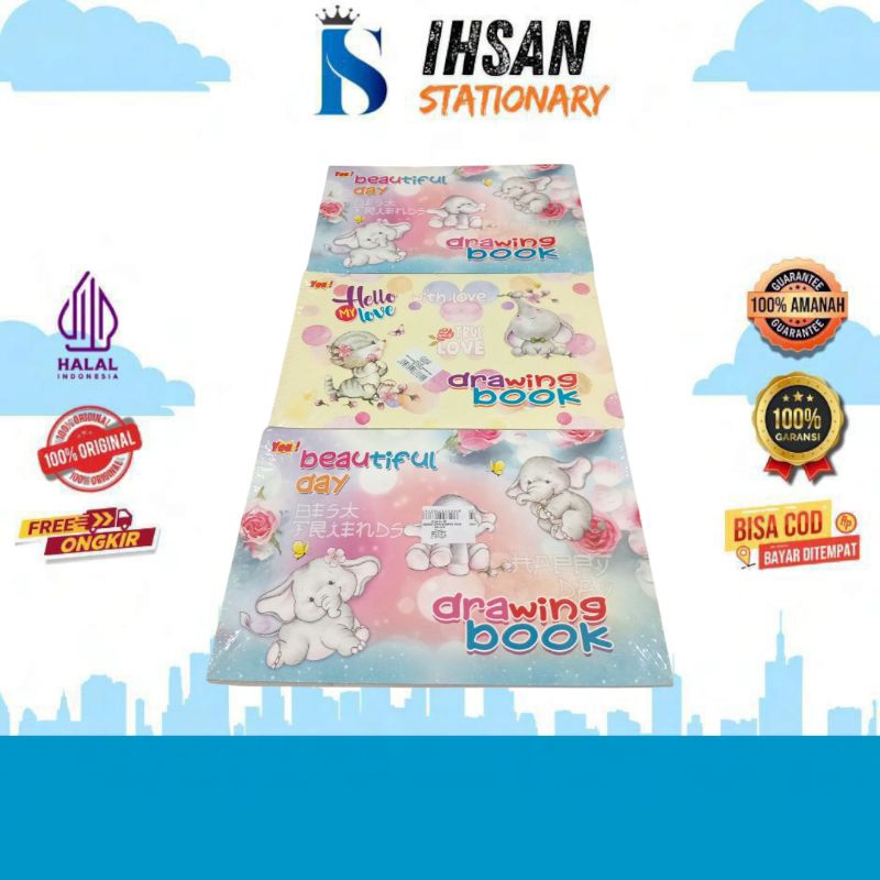 

(HARGA PROMO) Buku Gambar A4 Murah Isi 10 Buku (1 Pack)
