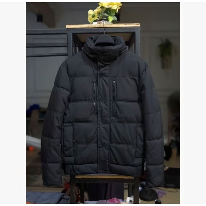 Jaket Zara man puffer (Bulu angsa)