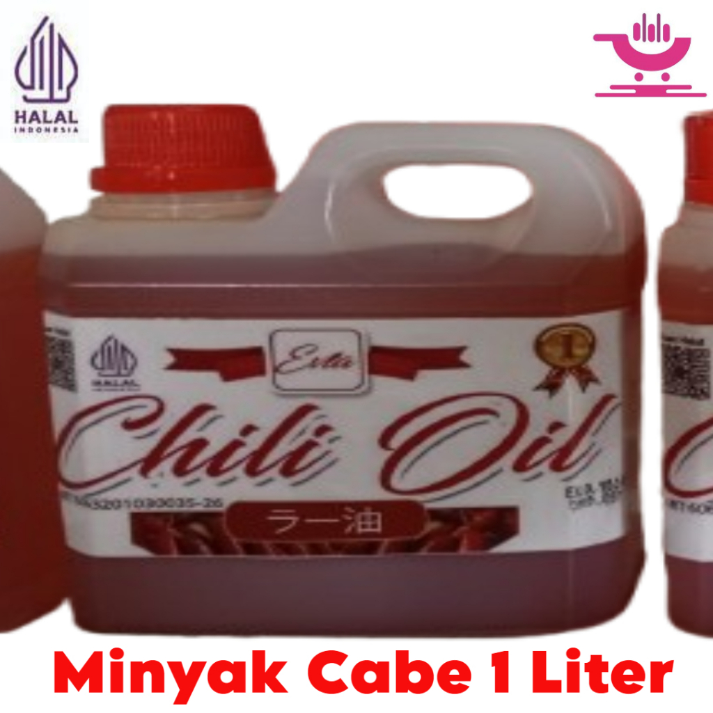 

Minyak Cabe Chili Oil 1 Liter Halal Spesial Pedas Minyak Cabai Original EVIA