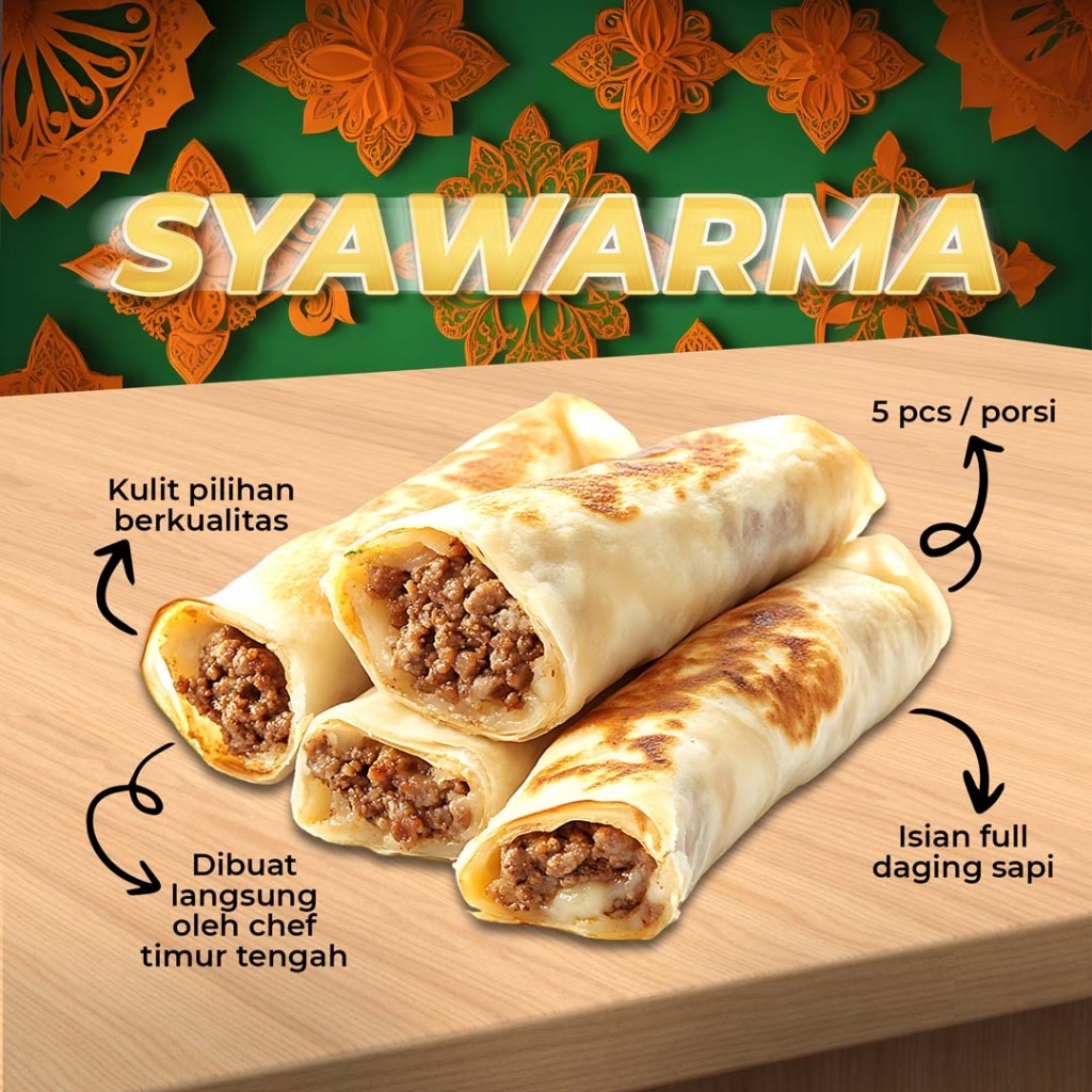

Syawarma daging original