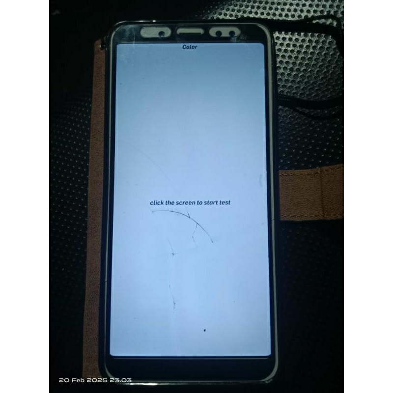 LCD  KW + FRAME PUTIH ORI REDMI NOTE 5 PRO MINUS RETAK LAYAK PAKAI BONUS TG