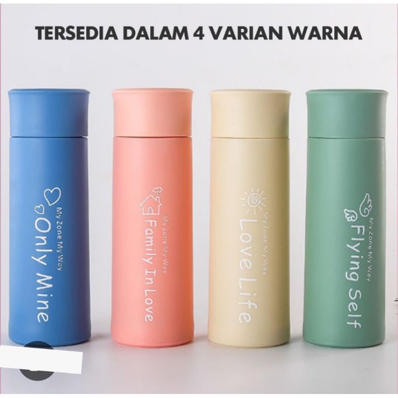 B ( B104 ) BOTOL KACA FAMILY TULISAN MY ZONE MY WAY