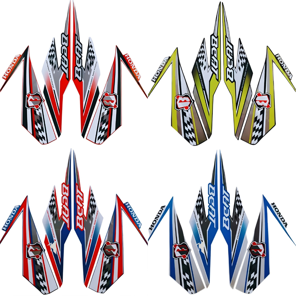 STIKER STRIPING HONDA BEAT FI 2018 FULL STIKER LIS BODY MOTOR BEAT FI 2018 Termurah & Terlaris
