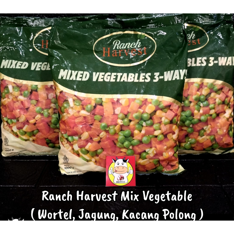 

RANCH HARVEST MIX VEGETABLE KEMASAN 1 KG-FROZEN FOOD-BRONTZ JOGJA