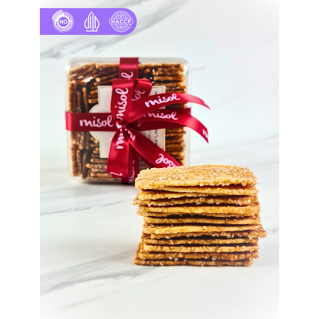 

Palmiers Kue Kering MISOL netto 200 Gr kemasan Toples Kotak