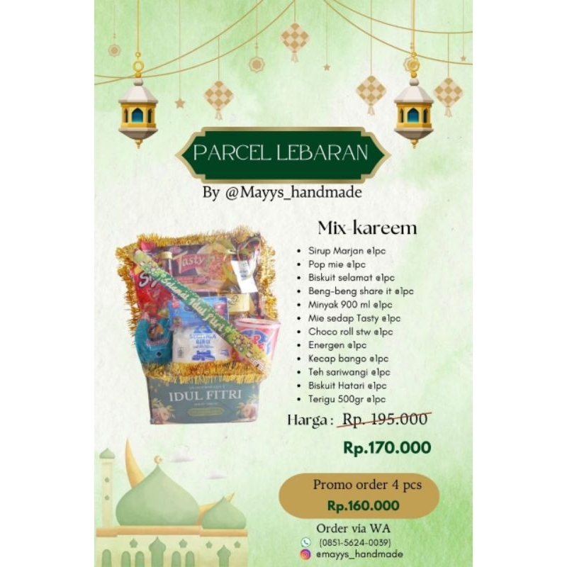 

Parcel / Hampers lebaran