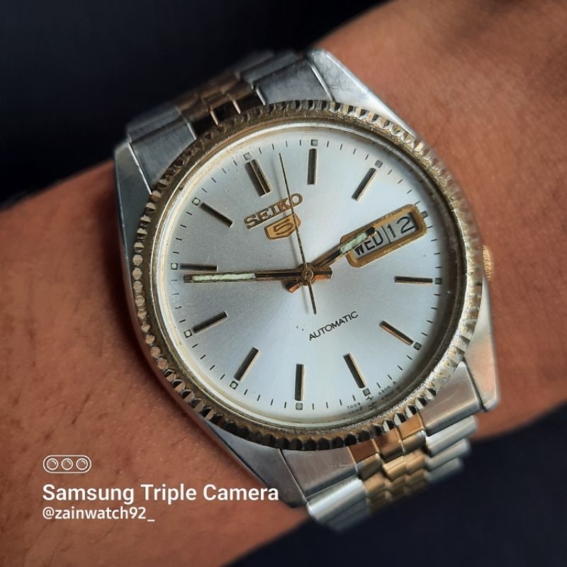 Jam tangan RARE Seiko 5 SNXJ90  President Datejust Automatic