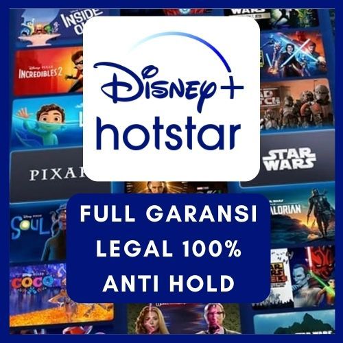 DISNEY HOTSTAR HARIAN SHARING FULL GARANSI