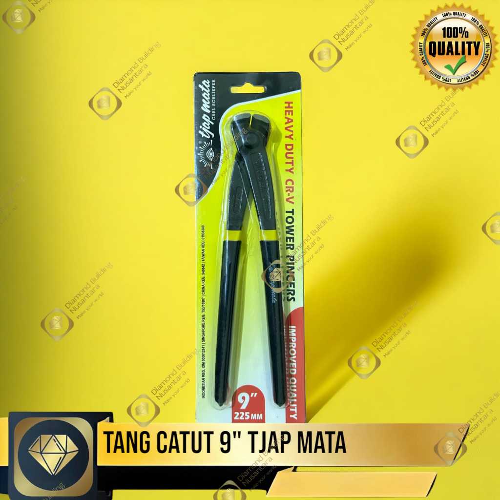TJAP MATA Tang Catut 9" Tang Kakatua Tang Gegep Catut 9" HeavyDuty CR-V Kualitas TERBAIK & TERMURAH