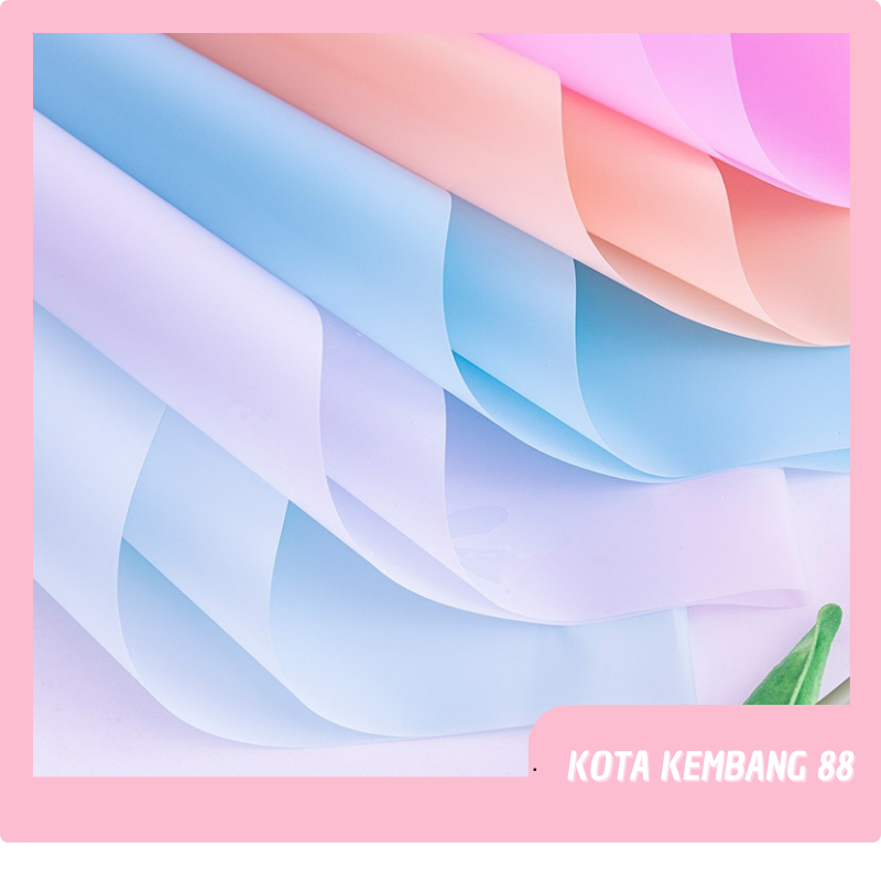 

Kertas Buket Bunga Polos Full Color Flower Wrapping Paper Varian Polos Full Color Cellophane Florist KB038