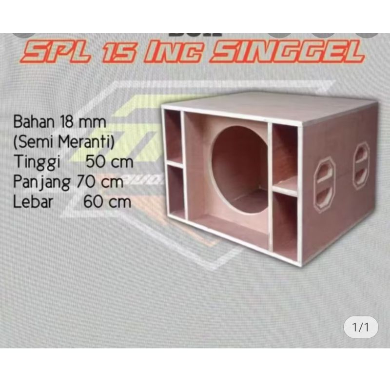 box spl 15inch tebal 18mili