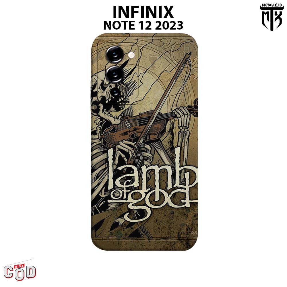 Casing INFINIX NOTE 12 G96 - Case INFINIX NOTE 12 G96 BAND LAMB OF GOD SOFTCASE PROCAMERA CASE HANDP