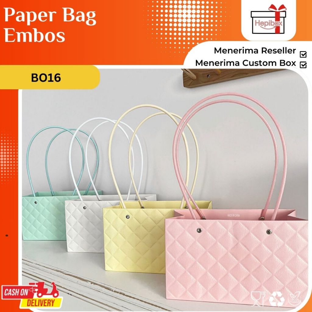 

Tas Bouquet Flower Hangbag/ Paperbag Buket Bunga/ Gift Bag Flower/ Flower Bag/ Flowe Paperbag