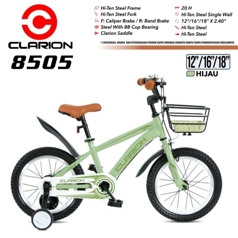 Sepeda Anak BMX Clarion 8505 16 18inch