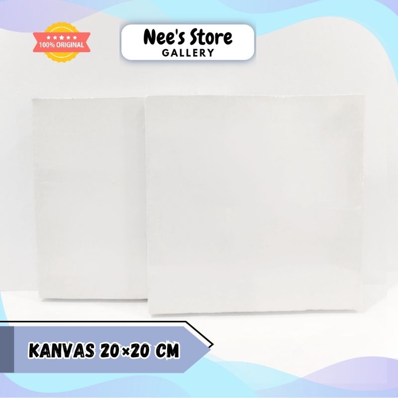 

Nee's Store | Kanvas Lukis 20×20 cm - White Canvas | Ori 100% | New