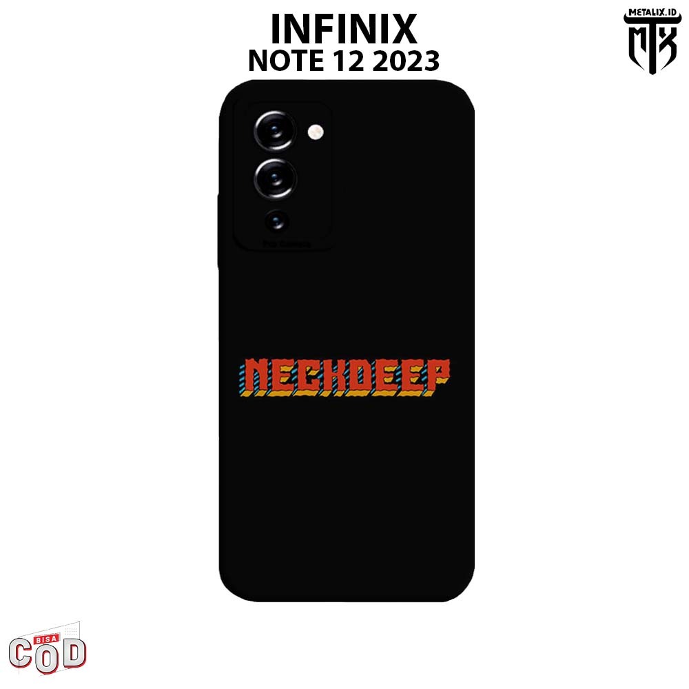 Casing INFINIX NOTE 12 G96 - Case INFINIX NOTE 12 G96 BAND NECK DEEP SOFTCASE PROCAMERA CASE HANDPHO