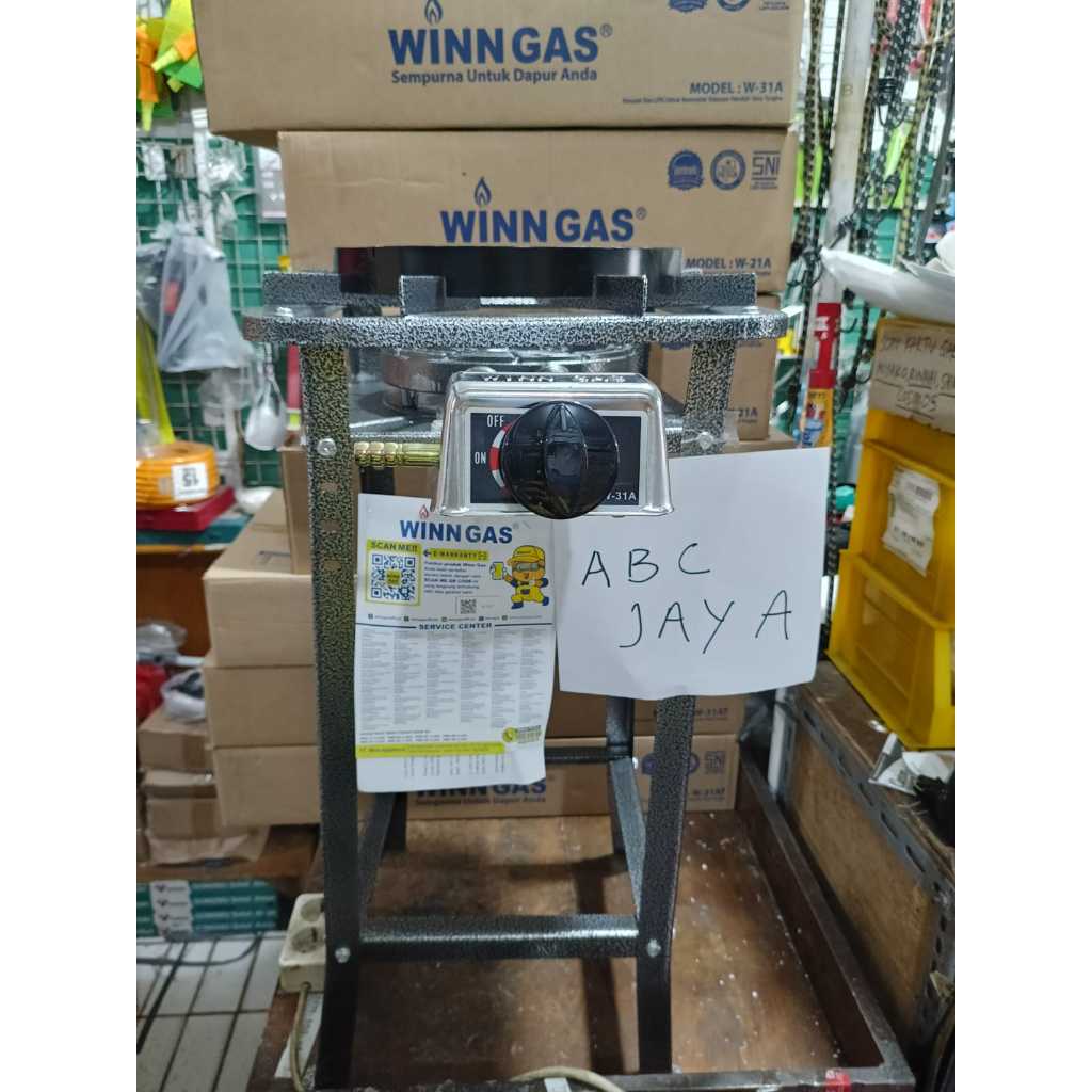 Winn Gas Kompor Cor Kompor Mawar Kompor Restauran Kompor Dagang 1 Tungku WIN W 31 AT W31 AT W-31 AT 