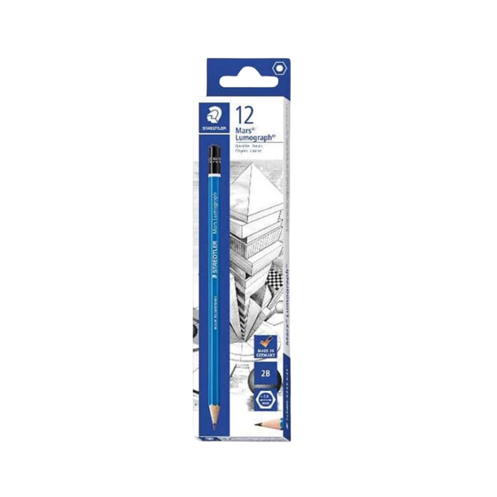 

qwe Pensil Staedtler Lumograph Pensil Komputer 2B dan HB - Lusin