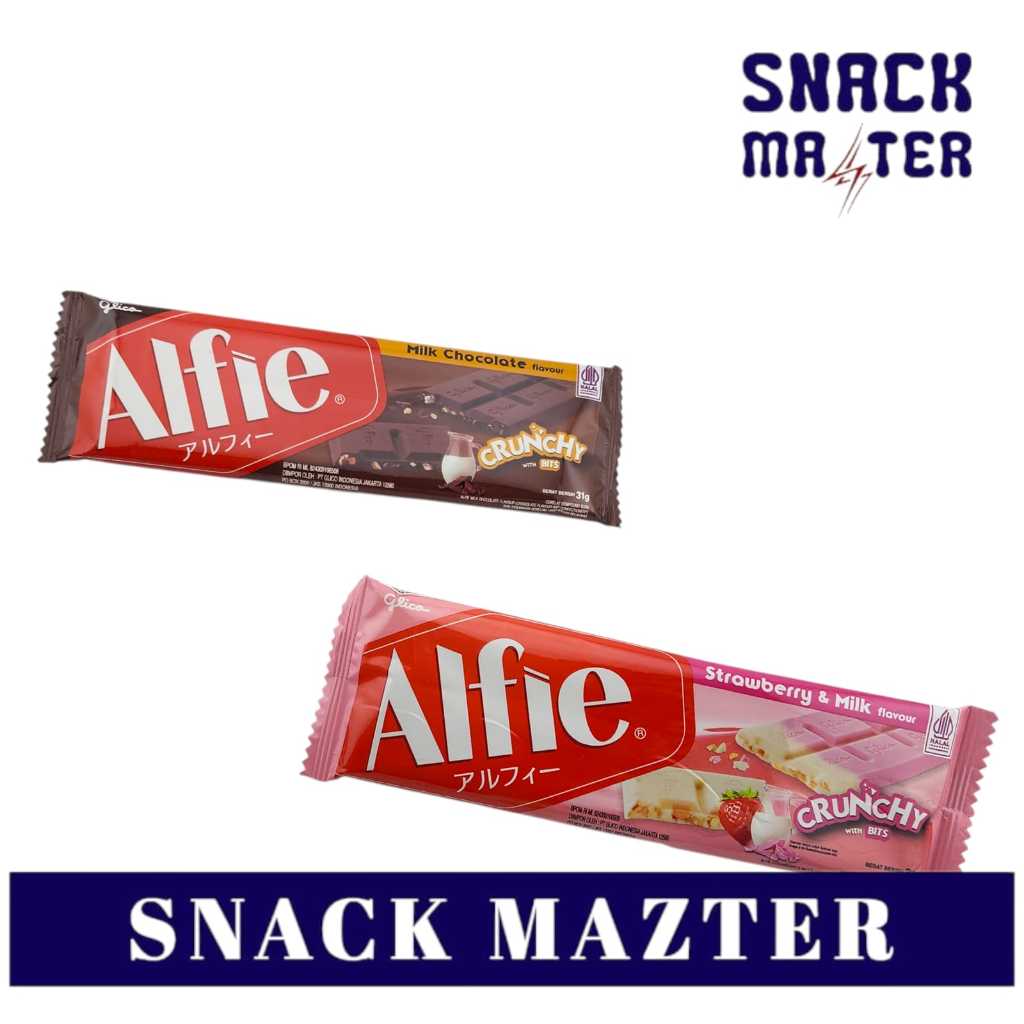 

Glico Alfie Cokelat Biskuit Crunchy - Netto 31gr