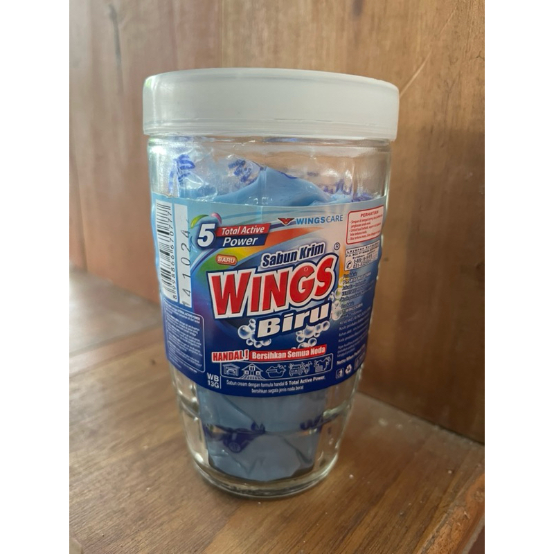 wings sabun colek gratis gelas 332gr