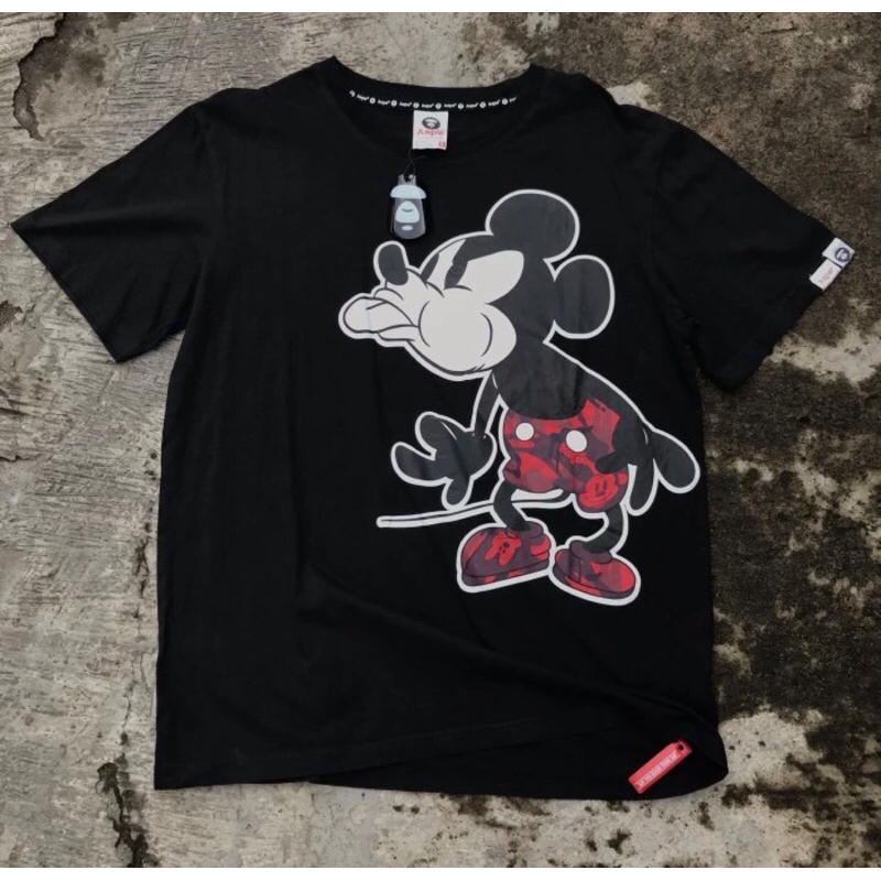 tshirt aape by bathing ape mickey
