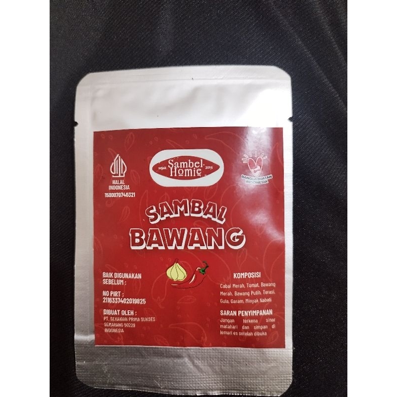 

SAMBAL BAWANG PRAKTIS SUPER PEDAS BAHAN ASLI INDONESIA