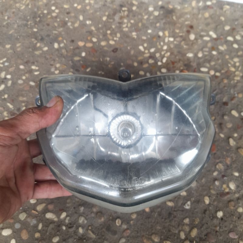 REFLEKTOR LAMPU DEPAN KYMCO FREE LX , BEKAS ORIGINAL
