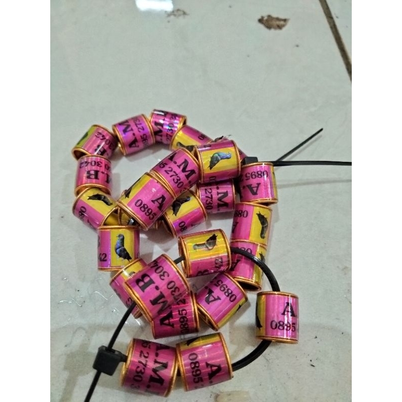 ring burung merpati25 biji roda tinggi