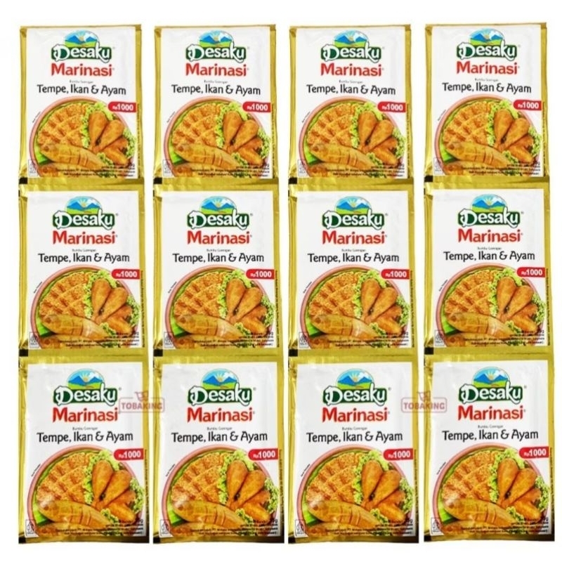

12 saset Marinasi Desaku (1 renteng)