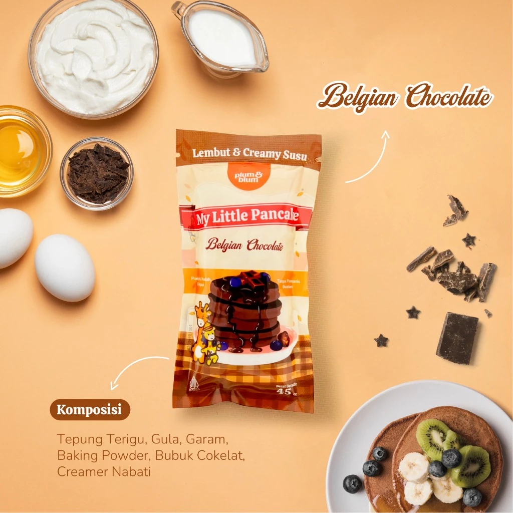 

Plum & Blum Travel Size Pancake - 45 gr
