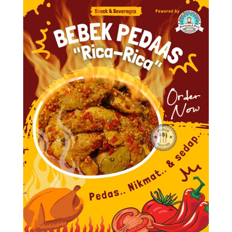 

bebek rica-rica super pedas