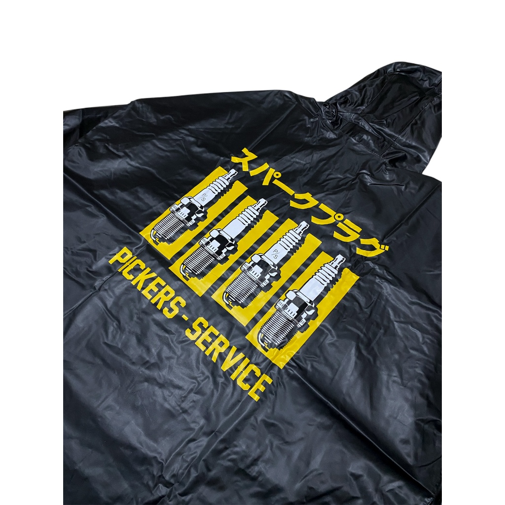 PICKERS SERVICE - BLACK PLUG RAINCOAT