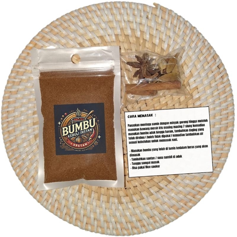 

Bumbu kabuli khas arab paket hemat