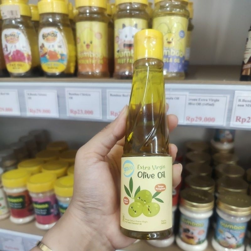 

Grouu Extra Virgin Oliver Oil (minyak zaitun) 145ml