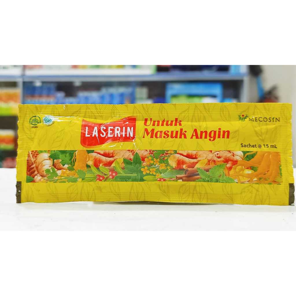 Laserin Untuk Masuk Angin 𝟏 𝐒𝐀𝐂𝐇𝐄𝐓 - Meredakan Masuk Angin, Mual, Meriang dan Sakit Kepala