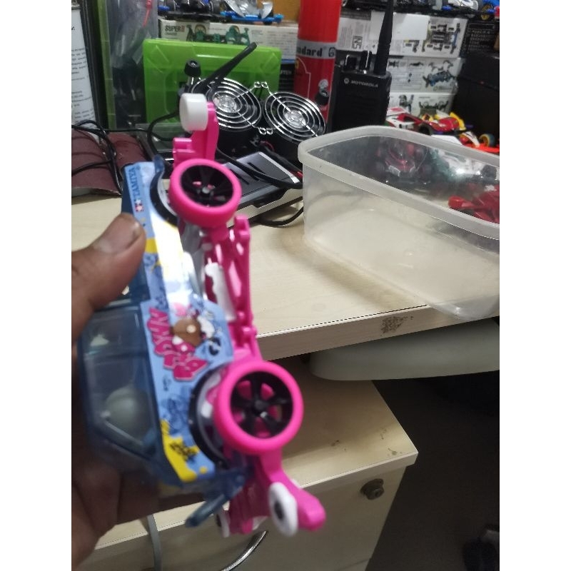 tamiya brown racer ori rakit pajang, fma pink & gear box