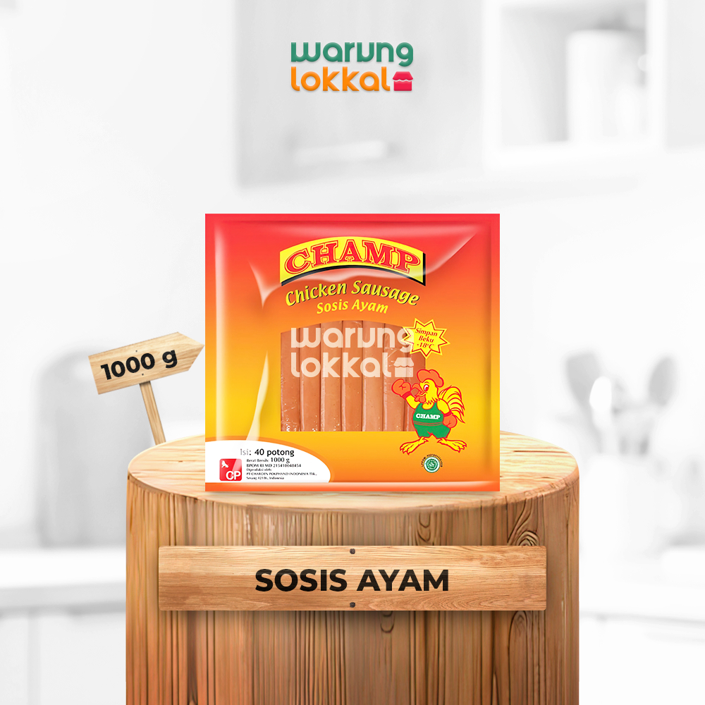 

Sosis Ayam Champ 1000g - Warung Lokkal