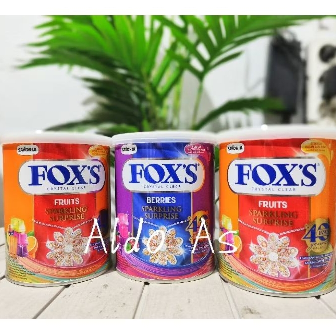 

Permen Fox's Kaleng / Permen Fox's Crystal Clear Varian Rasa 170gram